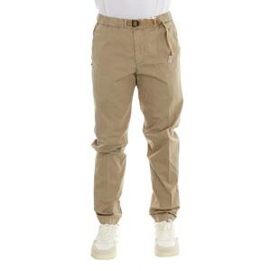 PANTALONE CHINO CON CINTURA WHITE SAND TORTORA